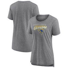 Fanatics - Golden State Warriors Women's True Classics Tri-Blend T-Shirt - Heathered Gray