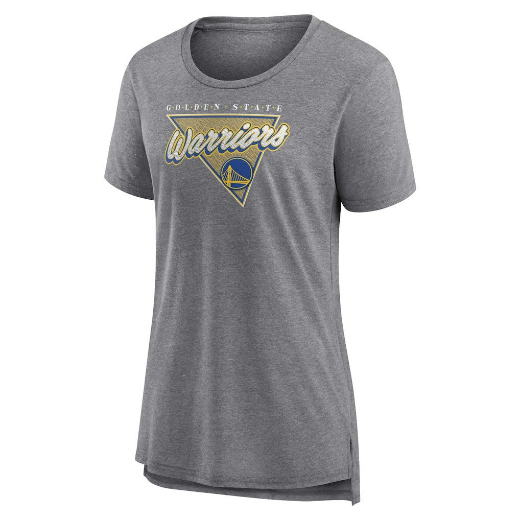 Fanatics - Golden State Warriors Women's True Classics Tri-Blend T-Shirt - Heathered Gray