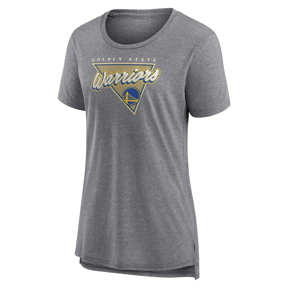 Fanatics - Golden State Warriors Women's True Classics Tri-Blend T-Shirt - Heathered Gray