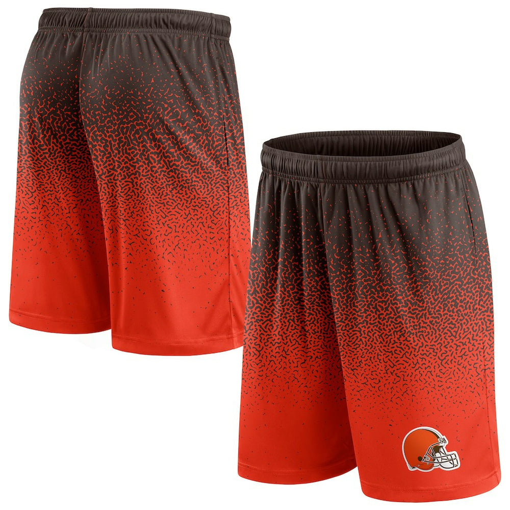 Cleveland Browns Ombre Shorts Brown/Orange - Fanatics