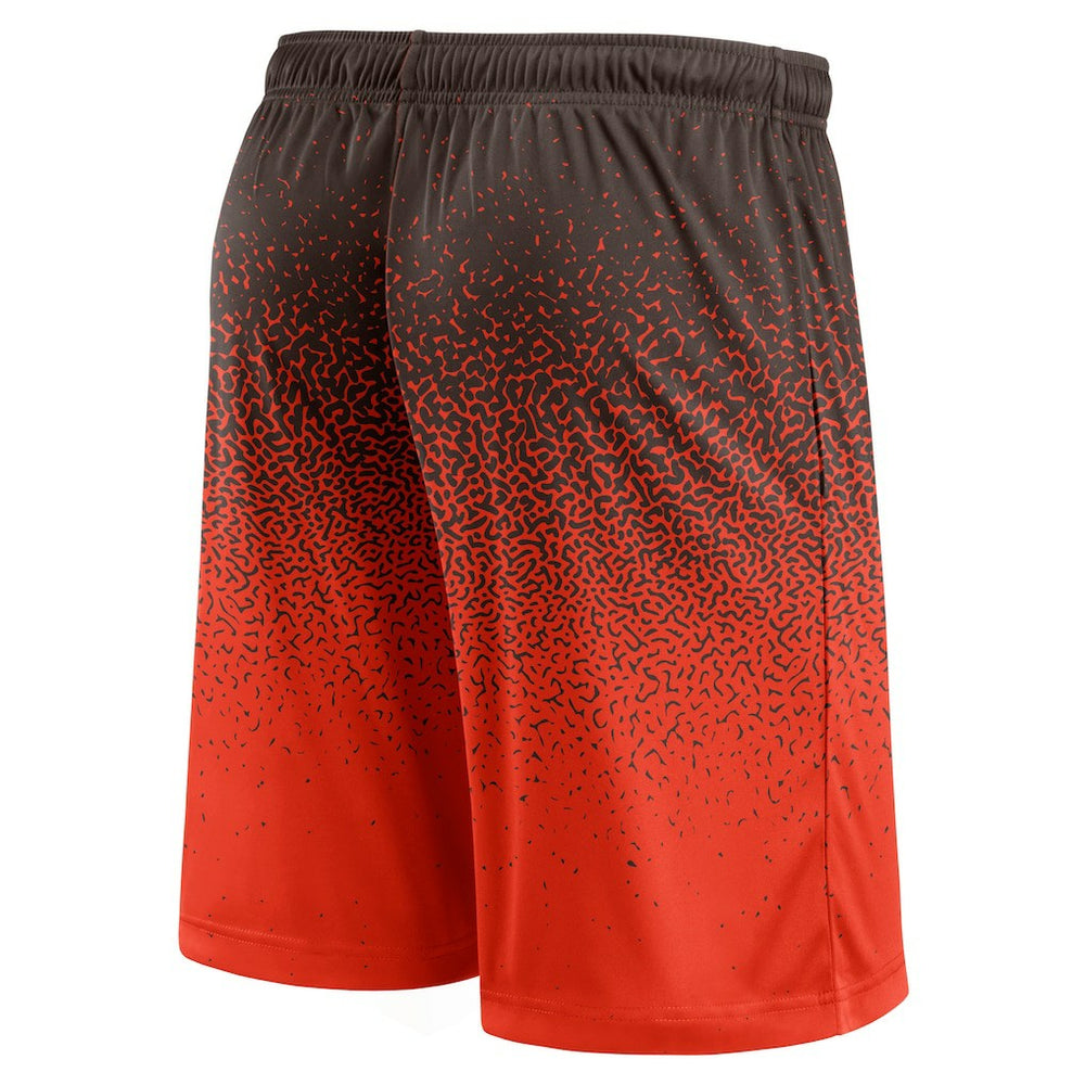Cleveland Browns Ombre Shorts Brown/Orange - Fanatics