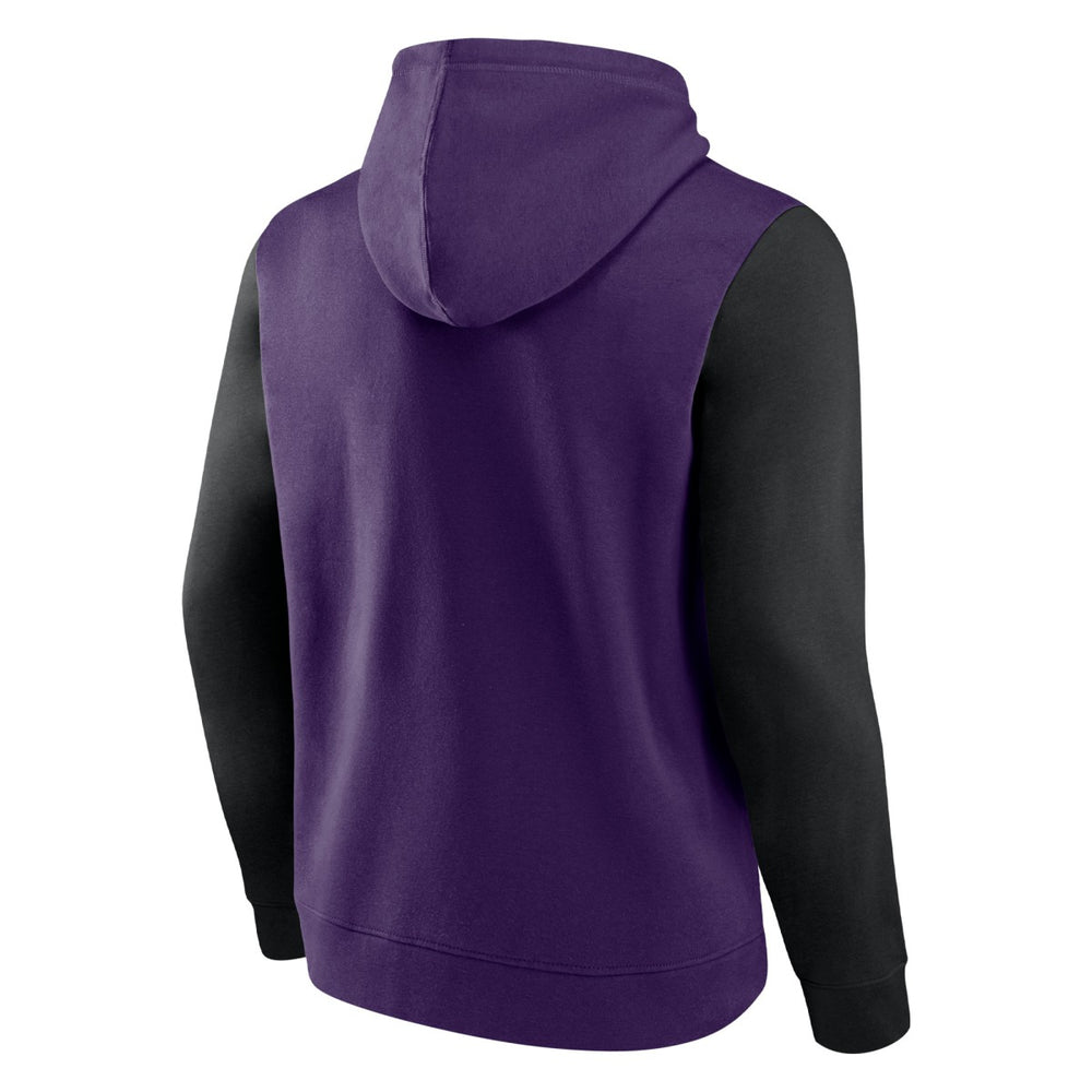 Fanatics - Phoenix Suns Attack Colorblock Pullover Hoodie - Purple/Black