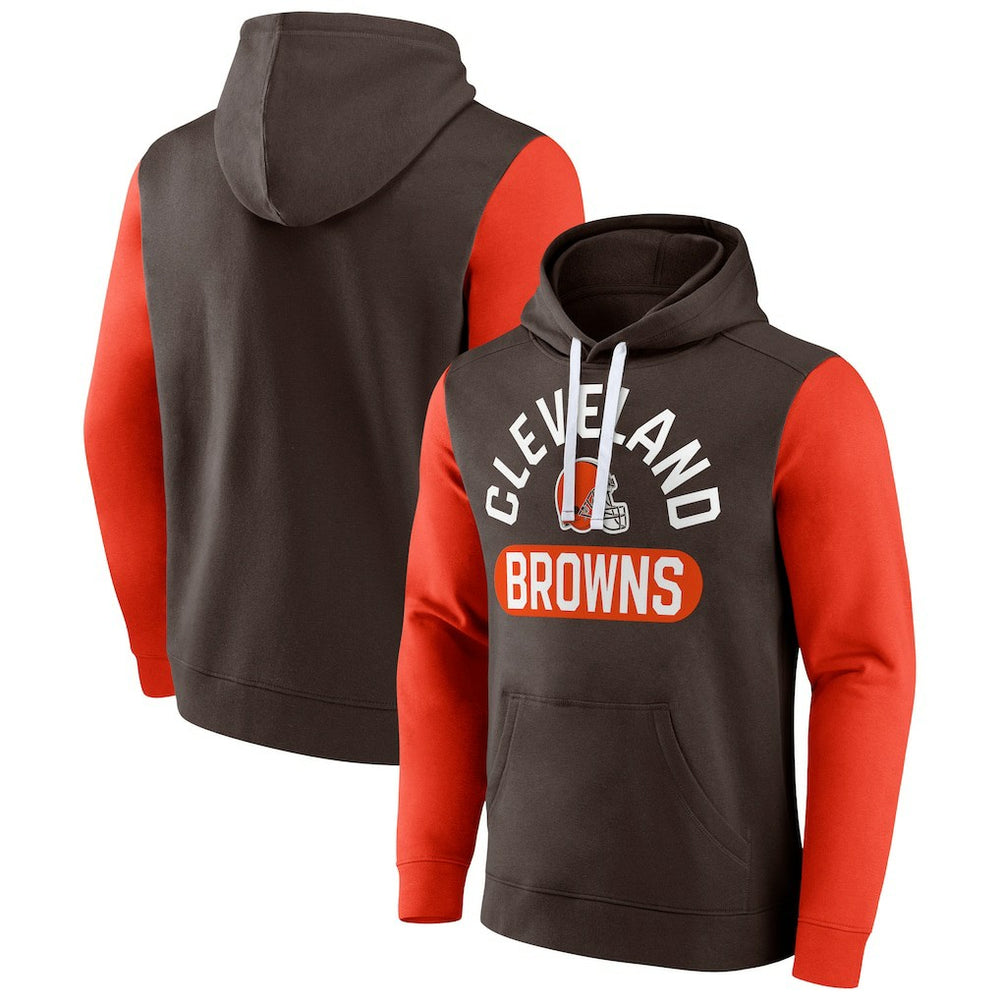 Cleveland Browns Extra Point Pullover Hoodie Brown - Fanatics