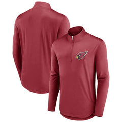 Arizona Cardinals Tough Minded Quarter-Zip Top Cardinal - Fanatics