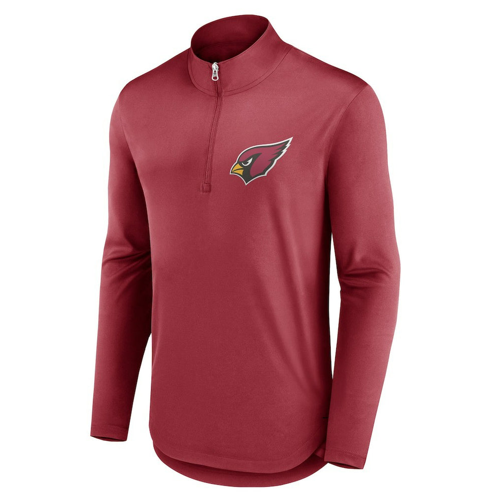 Arizona Cardinals Tough Minded Quarter-Zip Top Cardinal - Fanatics