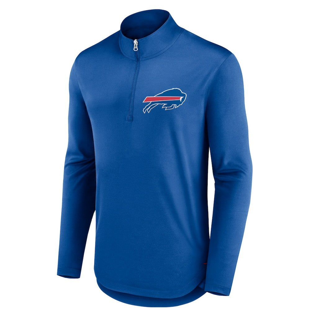 Buffalo Bills Tough Minded Quarter-Zip Top Royal - Fanatics