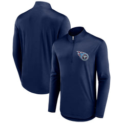 Tennessee Titans Tough Minded Quarter-Zip Top Navy - Fanatics