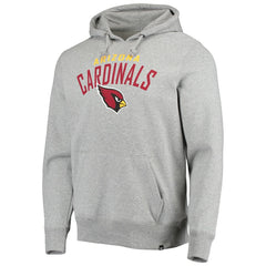 Arizona Cardinals '47 Outrush Headline Pullover Hoodie Heathered Gray - 47 brand