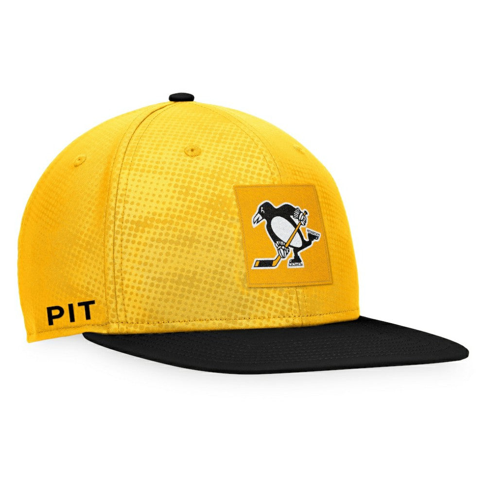 Pittsburgh Penguins Fanatics Authentic Pro Alternate Logo Snapback Hat Gold/Black