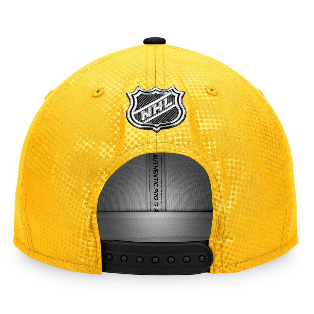 Pittsburgh Penguins Fanatics Authentic Pro Alternate Logo Snapback Hat Gold/Black