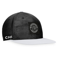 Chicago Blackhawks Fanatics Authentic Pro Alternate Logo Snapback Hat Black/White