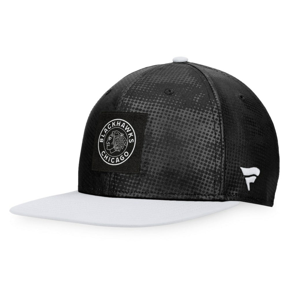 Chicago Blackhawks Fanatics Authentic Pro Alternate Logo Snapback Hat Black/White