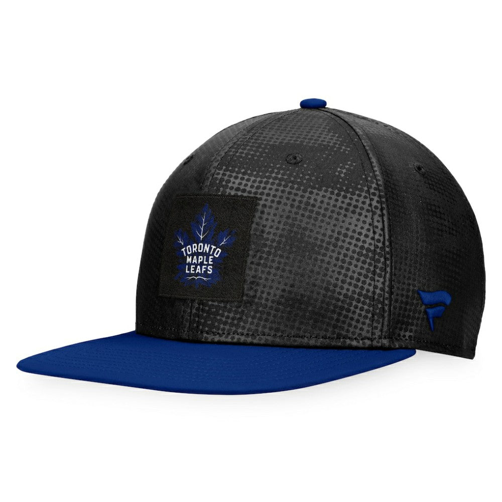 Toronto Maple Leafs - Fanatics Authentic Pro Alternate Logo Snapback Hat Black/Blue