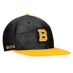 Boston Bruins Fanatics Authentic Pro Alternate Logo Snapback Hat Black/Gold