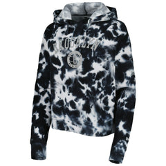 New Era - Brooklyn Nets Women's Brushed Cotton Tie-Dye Pullover Hoodie - Black