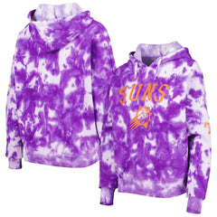 New Era - Phoenix Suns Women's Brushed Cotton Tie-Dye Pullover Hoodie - Purple