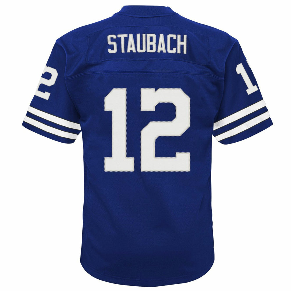 Roger Staubach Dallas Cowboys Youth Retired Player Legacy Jersey Royal - Mitchell & Ness