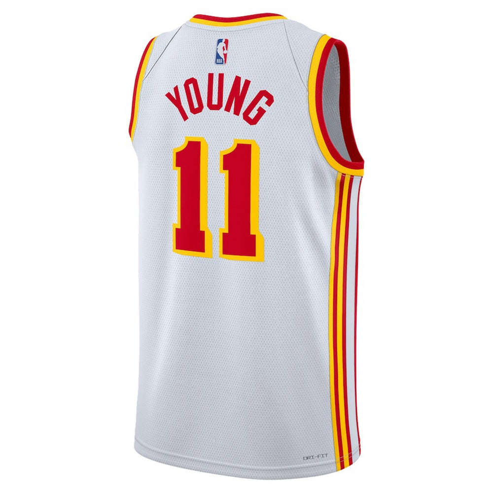 Nike - Trae Young Atlanta Hawks Unisex Swingman Jersey - Association Edition - White