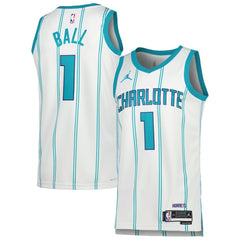 NBA - LaMelo Ball Charlotte Hornets Jordan Brand Unisex Swingman Jersey - Association Edition - White