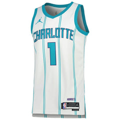 NBA - LaMelo Ball Charlotte Hornets Jordan Brand Unisex Swingman Jersey - Association Edition - White
