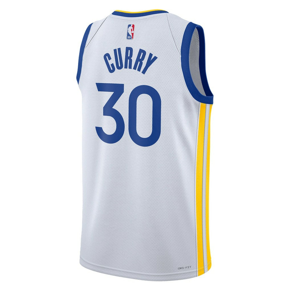 Nike - Stephen Curry Golden State Warriors Unisex Swingman Jersey - Association Editi- White
