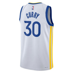 Nike - Stephen Curry Golden State Warriors Unisex Swingman Jersey - Association Editi- White