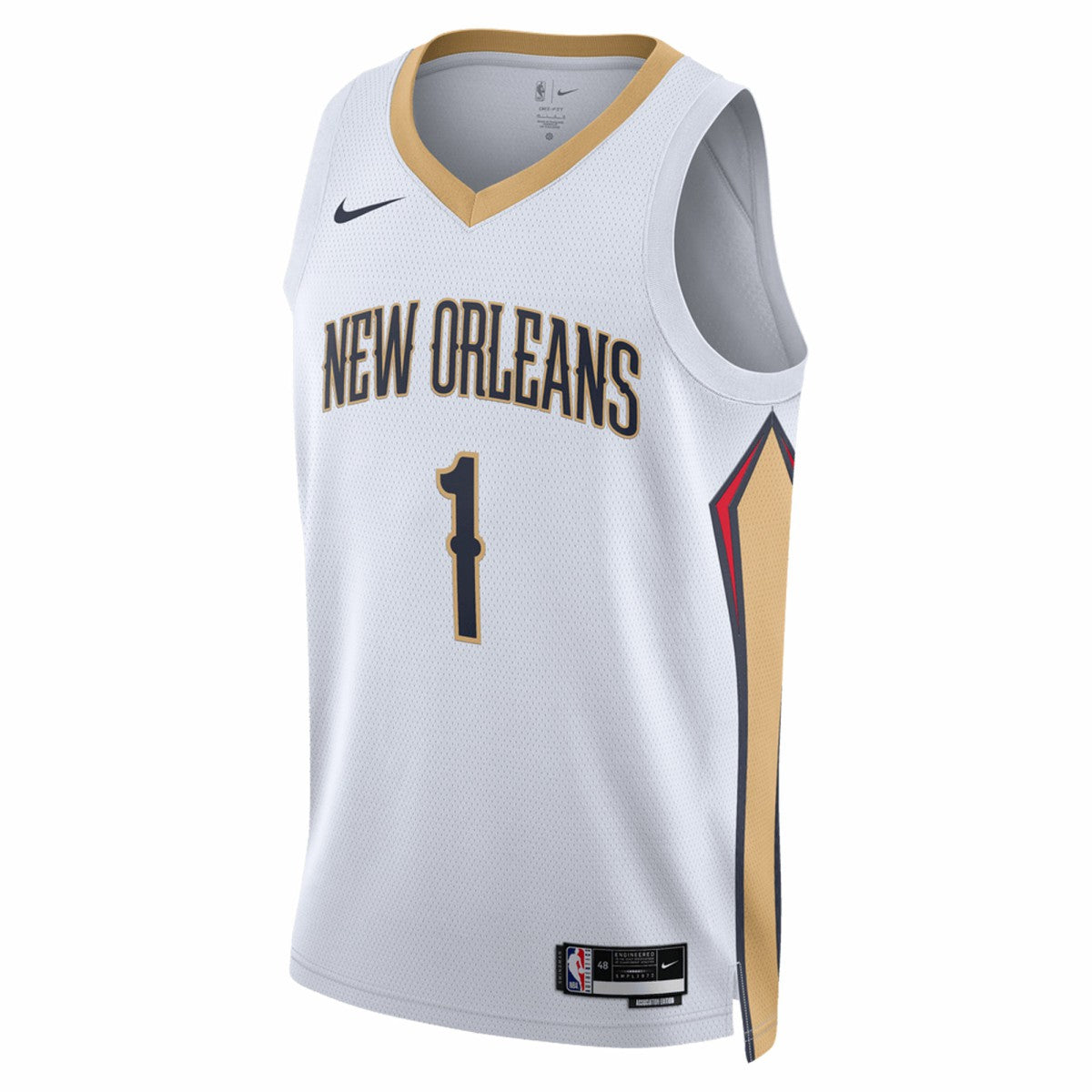 Nike - Zion Williamson New Orleans Pelicans Unisex Swingman Jersey - Association Edition - White