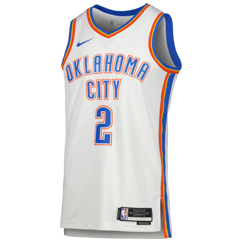 Nike - Shai Gilgeous-Alexander Oklahoma City Thunder Unisex Swingman Jersey - Association Edition - White