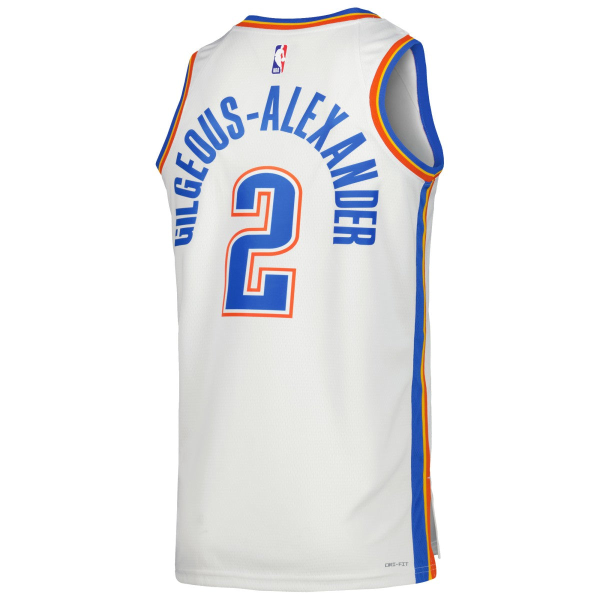 Nike - Shai Gilgeous-Alexander Oklahoma City Thunder Unisex Swingman Jersey - Association Edition - White