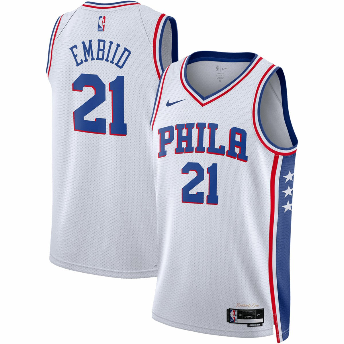 Joel Embiid Philadelphia 76ers Unisex Swingman Jersey - Association Edition - White | NBA Jerseys