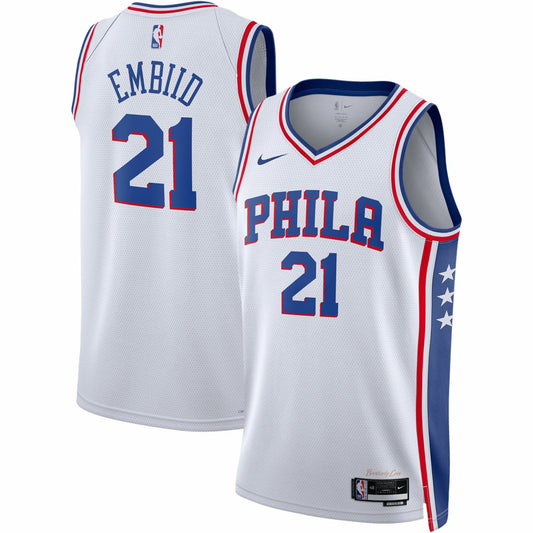 Joel Embiid Philadelphia 76ers Unisex Swingman Jersey - Association Edition - White | NBA Jerseys
