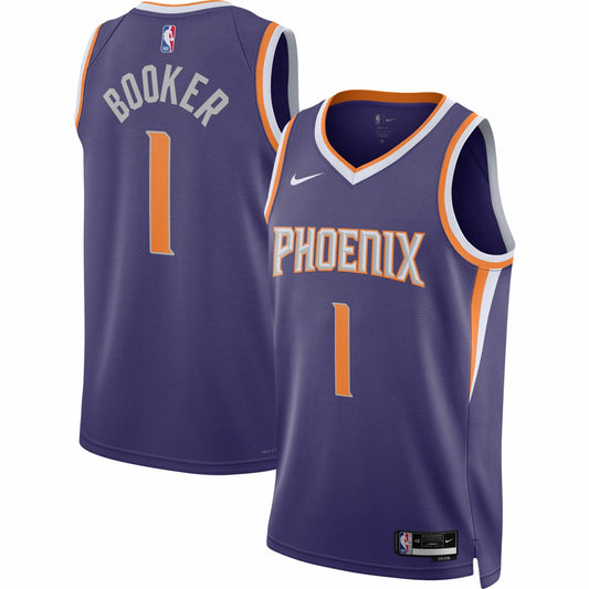 Devin Booker Phoenix Suns Unisex Swingman Jersey - Icon Edition - Purple | NBA Jerseys