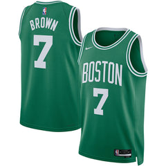Nike - Jaylen Brown Boston Celtics Unisex Swingman Jersey - Icon Edition - Kelly Green