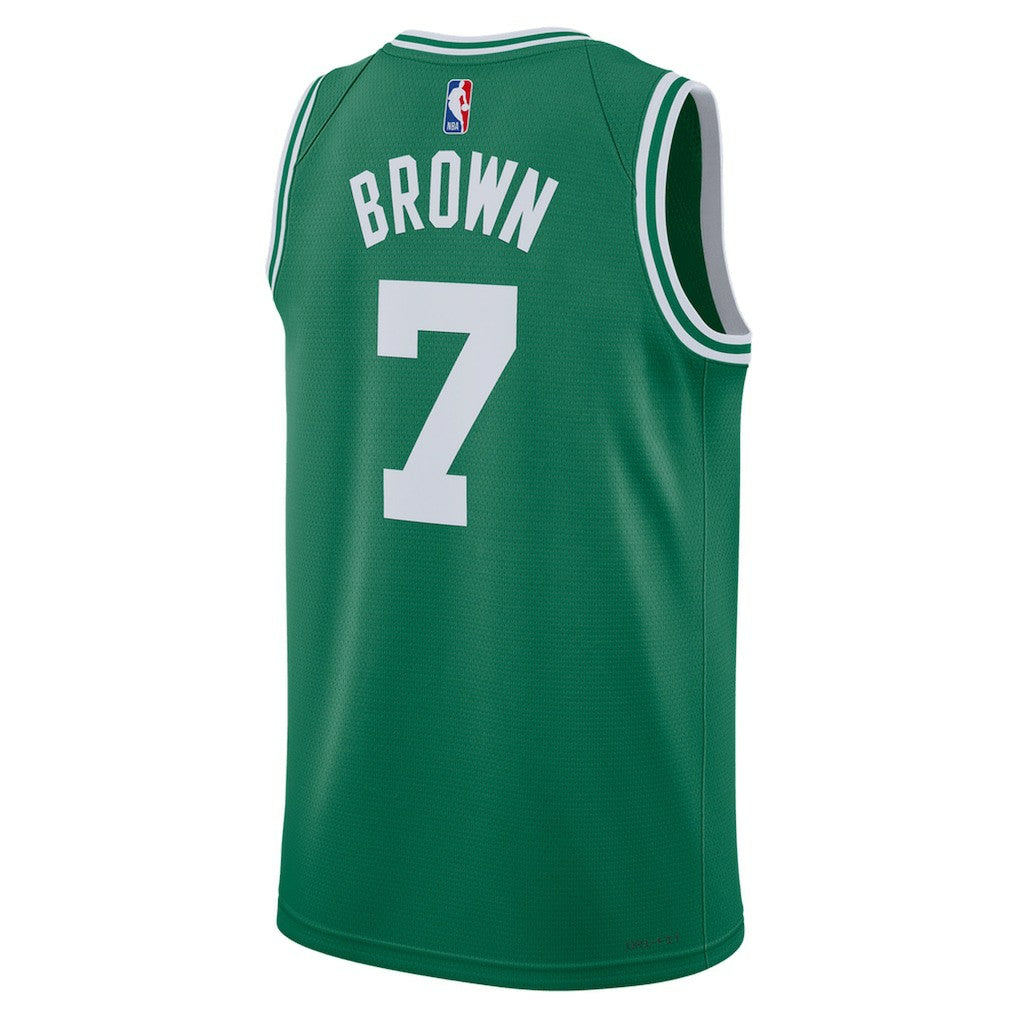 Nike - Jaylen Brown Boston Celtics Unisex Swingman Jersey - Icon Edition - Kelly Green