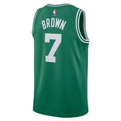 Nike - Jaylen Brown Boston Celtics Unisex Swingman Jersey - Icon Edition - Kelly Green