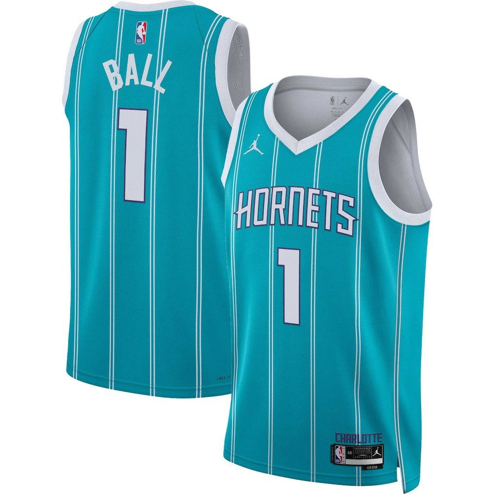 LaMelo Ball Charlotte Hornets Jordan Brand Unisex Swingman Jersey - Icon Edition - Teal on sale | NBA Jerseys