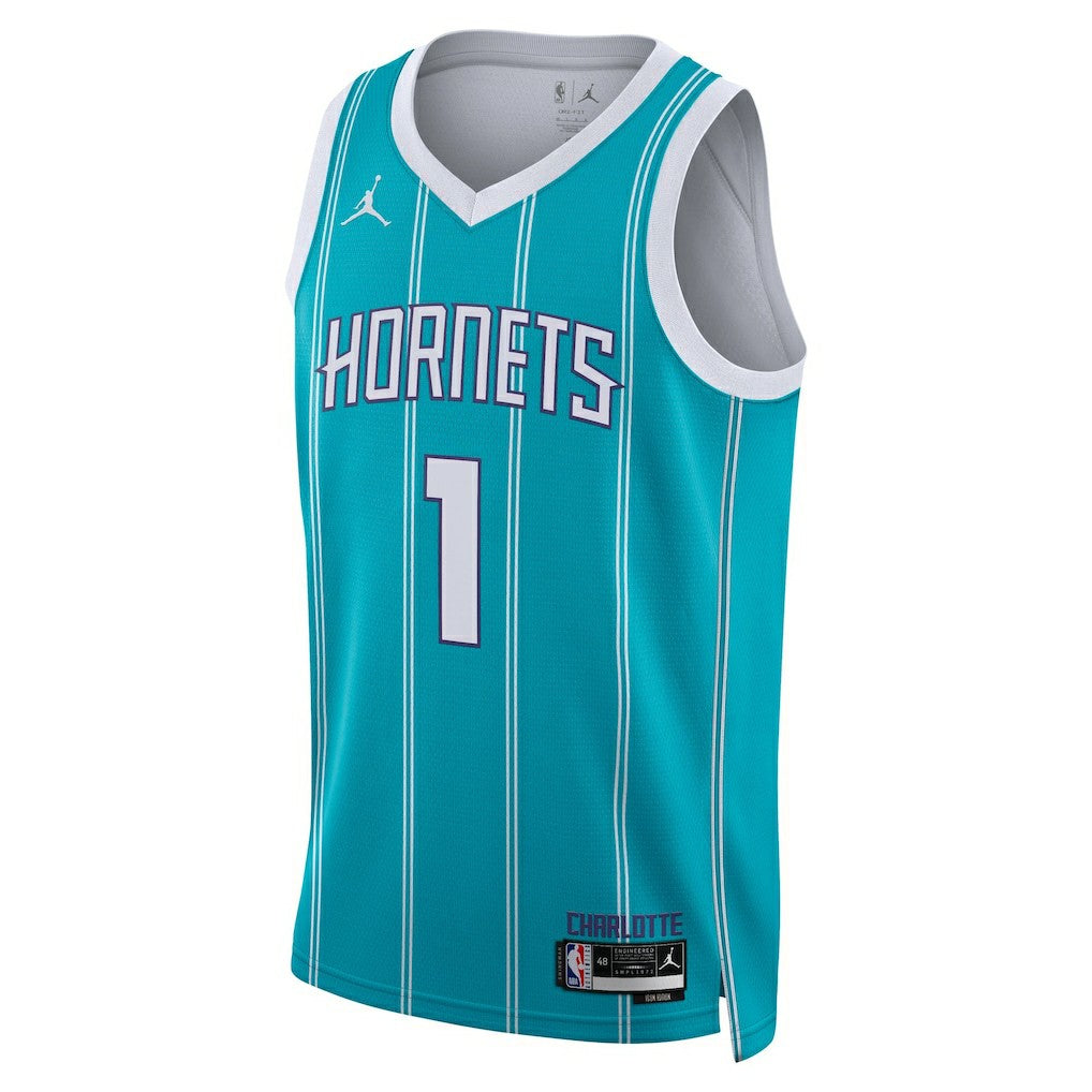 LaMelo Ball Charlotte Hornets Jordan Brand Unisex Swingman Jersey - Icon Edition - Teal on sale | NBA Jerseys