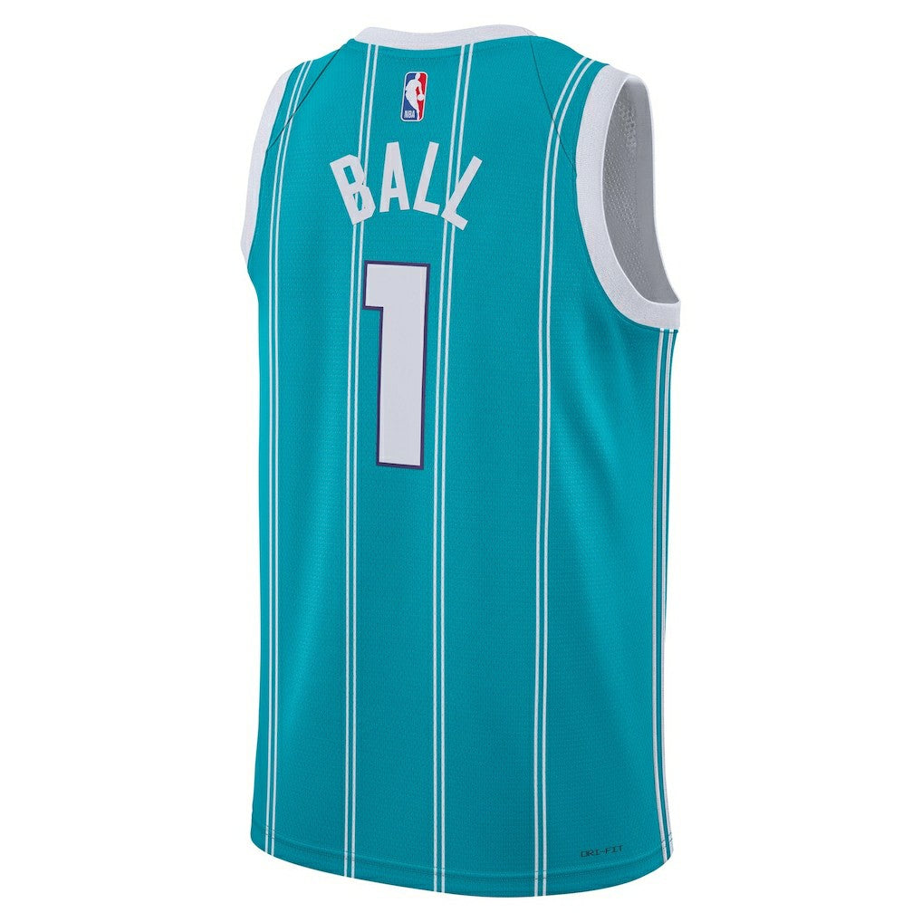 NBA - LaMelo Ball Charlotte Hornets Jordan Brand Unisex Swingman Jersey - Icon Edition - Teal