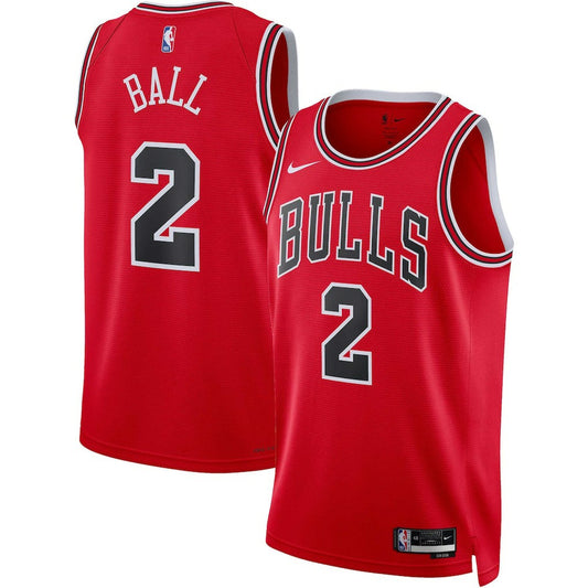 Lonzo Ball Chicago Bulls Unisex Swingman Jersey sale - Icon Editi- Red | NBA Jerseys