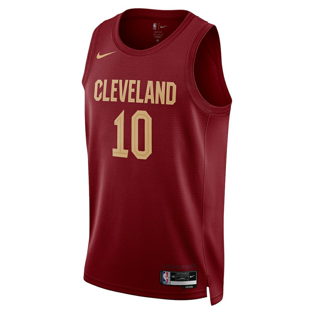 Nike - Darius Garland Cleveland Cavaliers Unisex Swingman Jersey - Icon Editi- Wine