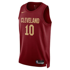 Nike - Darius Garland Cleveland Cavaliers Unisex Swingman Jersey - Icon Editi- Wine