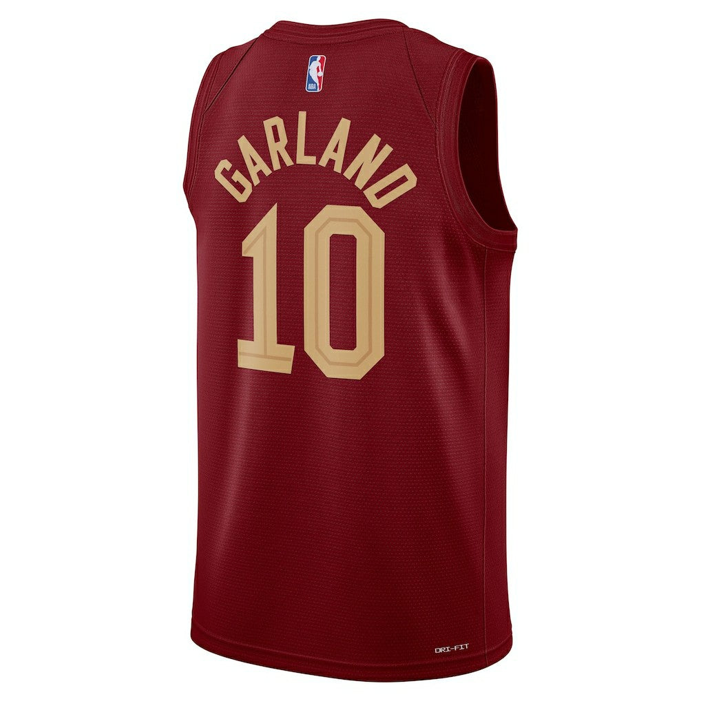 Nike - Darius Garland Cleveland Cavaliers Unisex Swingman Jersey - Icon Editi- Wine