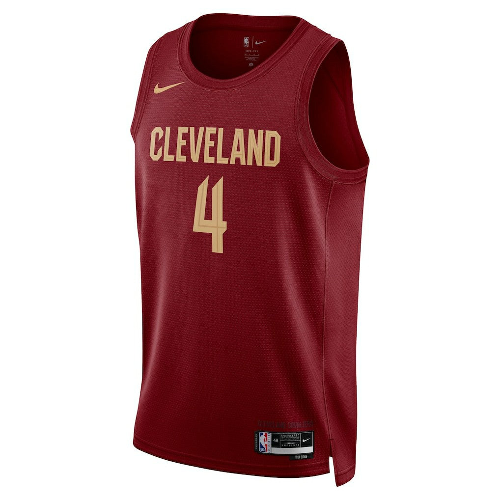 Nike - Evan Mobley Cleveland Cavaliers Unisex Swingman Jersey - Icon Editi- Wine