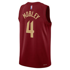 Nike - Evan Mobley Cleveland Cavaliers Unisex Swingman Jersey - Icon Editi- Wine