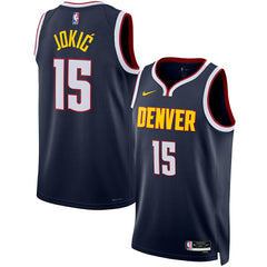 Nike - Nikola Jokic Denver Nuggets Unisex Swingman Jersey - Icon Editi- Navy
