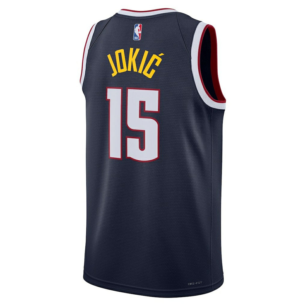 Nike - Nikola Jokic Denver Nuggets Unisex Swingman Jersey - Icon Editi- Navy