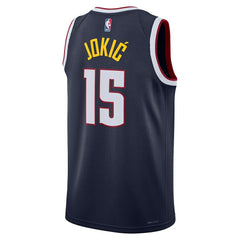 Nike - Nikola Jokic Denver Nuggets Unisex Swingman Jersey - Icon Editi- Navy
