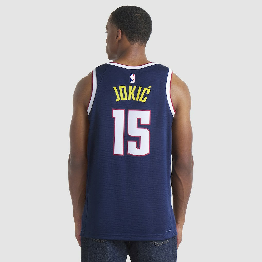 Nike - Nikola Jokic Denver Nuggets Unisex Swingman Jersey - Icon Editi- Navy