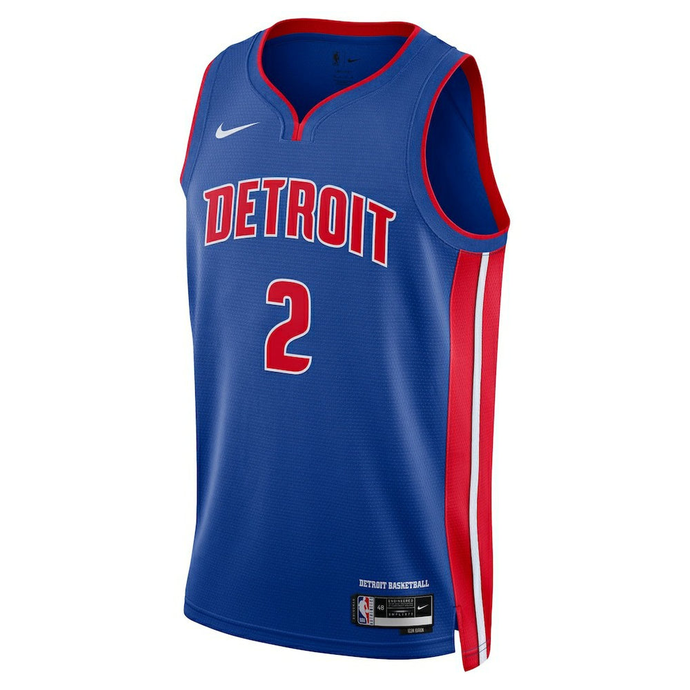 Nike - Cade Cunningham Detroit Pistons Unisex Swingman Jersey - Icon Edition - Blue