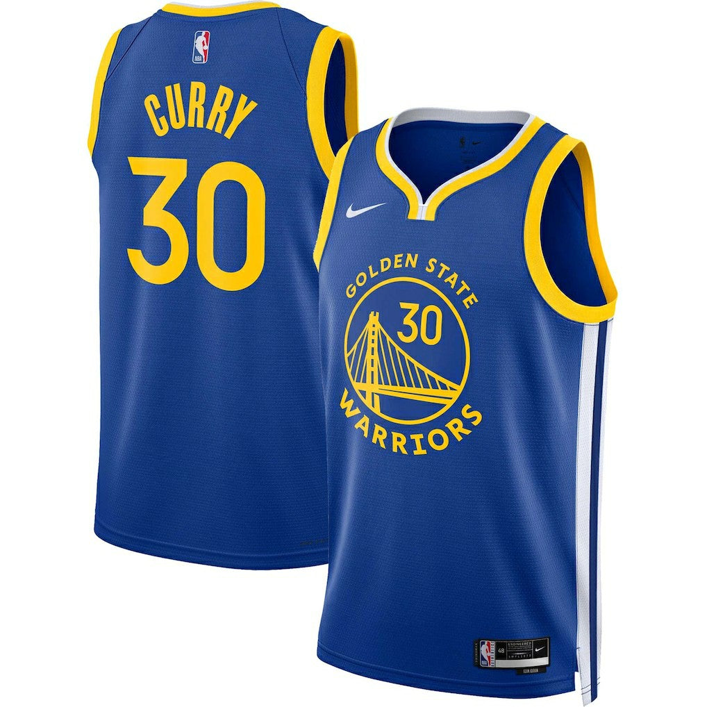 Nike - Stephen Curry Golden State Warriors Unisex Swingman Jersey - Icon Editi- Royal